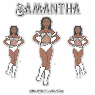 Personalisiert Dance Team Lily Stones Aufkleber