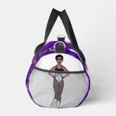 Personalisiert Dancer Duffle Bag Lila & Black #1 (Rechts)