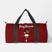 Personalisiert Dancer Duffle Bag Red Spark #1 (Vorderseite)