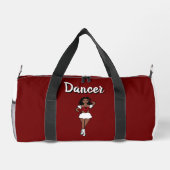Personalisiert Dancer Duffle Bag Red Spark #1 (Rückseite)