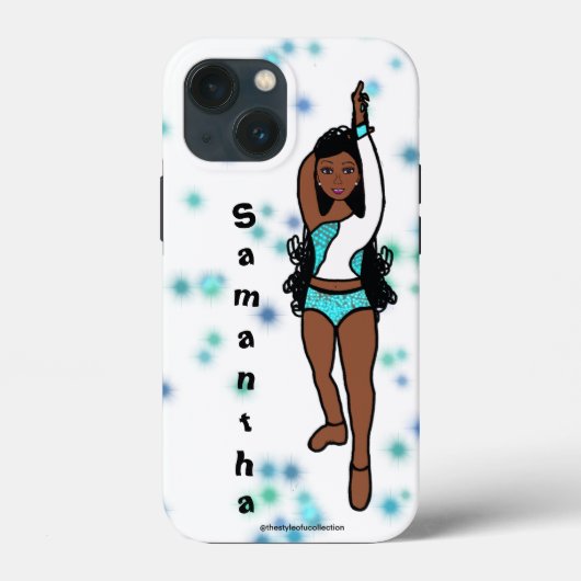 Personalisiert Dancer iPhone /iPad Gehäuse Aqua Sp Case-Mate iPhone Hülle (Rückseite)