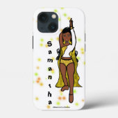 Personalisiert Dancer iPhone/iPad Gehäuse Gold Cap Case-Mate iPhone Hülle (Rückseite)