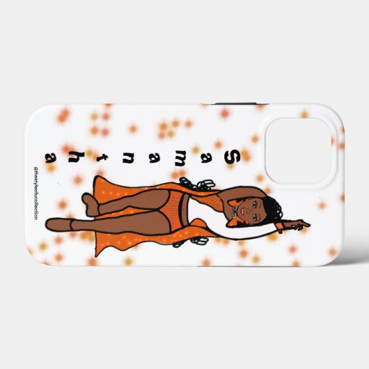 Personalisiert Dancer iPhone/iPad Gehäuse Orange C Case-Mate iPhone Hülle (Rückseite (Horizontal))