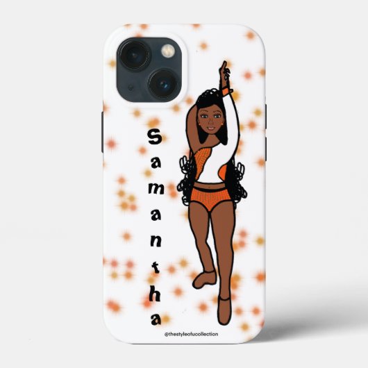 Personalisiert Dancer iPhone iPad Gehäuse Orange S Case-Mate iPhone Hülle (Rückseite)