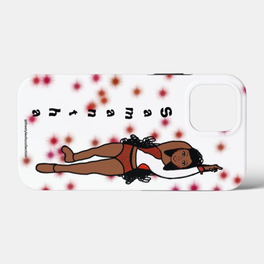 Personalisiert Dancer iPhone /iPad Gehäuse Red Spa Case-Mate iPhone Hülle (Rückseite (Horizontal))