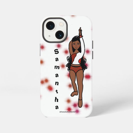 Personalisiert Dancer iPhone /iPad Gehäuse Red Spa Hülle (Rückseite)