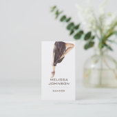 Personalisiert Dancer Moderner Business Cart Visitenkarte (Stehend Vorderseite)