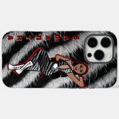 Personalisiert Dancer Red Zebra #1 Case-Mate iPhone Hülle (Rückseite (Horizontal))