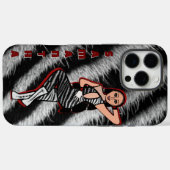 Personalisiert Dancer Red Zebra #2 Case-Mate iPhone Hülle (Rückseite (Horizontal))