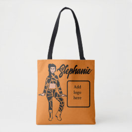 Personalisiert Dancer Tasche (Mandarine schwarz)