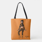 Personalisiert Dancer Tasche (Mandarine schwarz) (Rückseite)