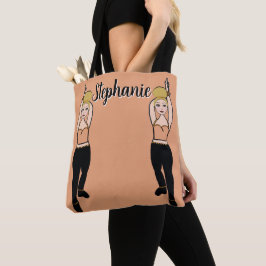 Personalisiert Dancer Tasche (Peach)