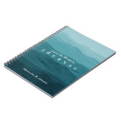 Personalisiert Dankbarkeit Journal Watercolor Abst Notizblock (Linke Seite)