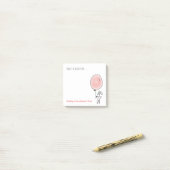 Personalisiert Dankbarkeit Notelets - Danke Post-it Klebezettel (Auf Schreibtisch)