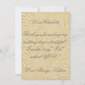 Personalisiert Danke, dass du meine Bridesmaid bis Einladung (Rückseite)