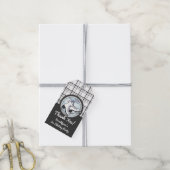 Personalisiert Danke, dass Sie die moderne Tartan Geschenkanhänger (Mit Garn)