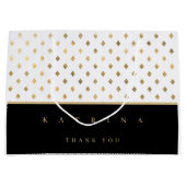 Personalisiert Danke, dass Sie ein Geschenk gemach Große Geschenktüte (Vorderseite)