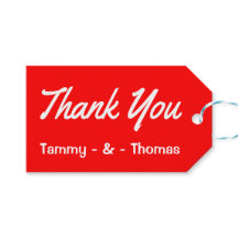 Personalisiert Danke, dass Sie rot-weiße Geschenkm