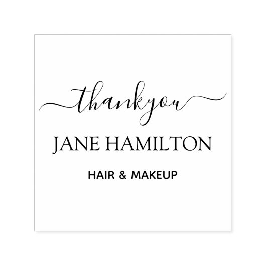 Personalisiert Danke, dass Sie selbst eine Briefma Permastempel (Design)