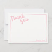 Personalisiert Danke, dass Sie sich an dieser Stel Dankeskarte (Vorderseite)