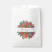 Personalisiert danke für den Regenbogen und den Le Geschenktütchen (Vorderseite)