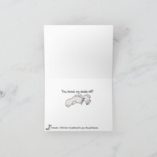 Personalisiert danke Geschenk (Innenseite)