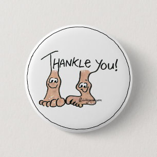 Personalisiert danke Geschenk Button