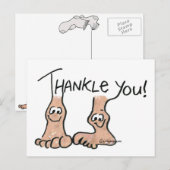 Personalisiert Danke, Geschenk Postkarte (Vorne/Hinten)