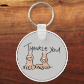 Personalisiert Danke, Geschenk Schlüsselanhänger (Vorderseite)