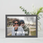 Personalisiert danke Ihnen für Ihre Hochzeit (Stehend Vorderseite)