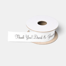 Personalisiert danke Ihnen Gastgeschenk Hochzeit B Satinband