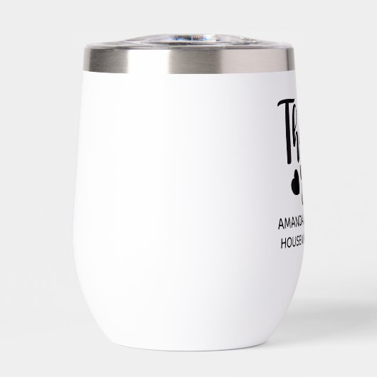 Personalisiert danke Ihnen Gastgeschenke für die H (Vorderseite)