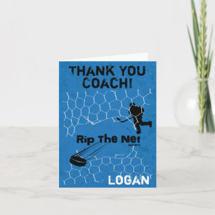 Personalisiert danke Ihnen Hockey Coach Rip im Net