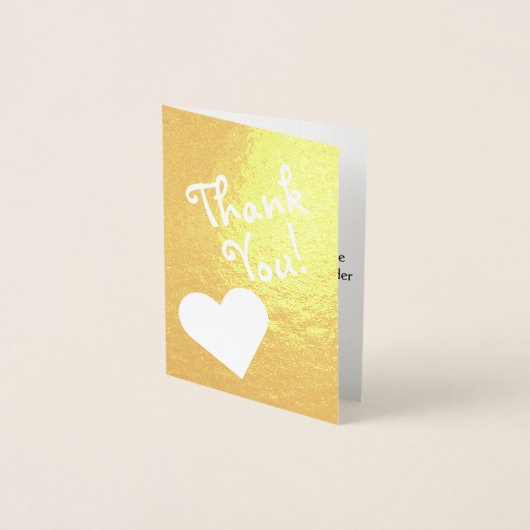 Personalisiert "Danke!" Karte (Vorderseite)