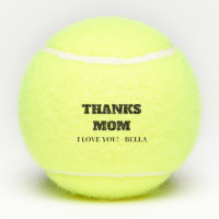 Personalisiert Danke Mama Tennis Balls