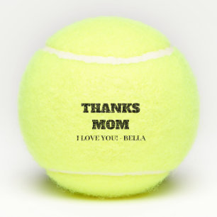 Personalisiert Danke Mama Tennis Balls Tennisbälle