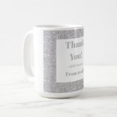 Personalisiert danke von uns allen Tasse (Vorderseite Links)