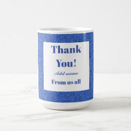 Personalisiert danke von uns allen Tasse