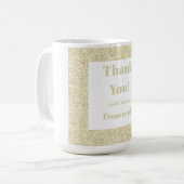 Personalisiert danke von uns allen Tasse (Vorderseite Links)