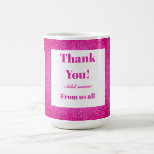 Personalisiert danke von uns allen Tasse