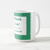 Personalisiert danke von uns allen Tasse (VorderseiteRechts)