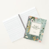 Personalisiert Dankesblatt Notizblock (Innenseite)