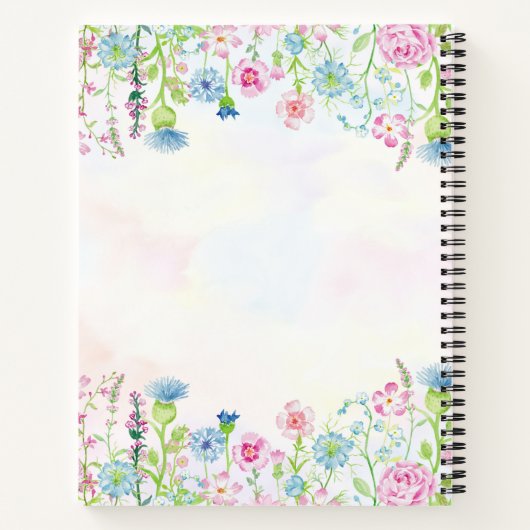 Personalisiert Dankesblatt Notizblock (Rückseite)