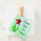 Personalisiert Dankeschön Blume Grünen Geschenk Geschenkanhänger (Beispiel)