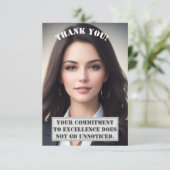 Personalisiert Dankeschön-Karte: Exzellenz anerkan Dankeskarte (Stehend Vorderseite)