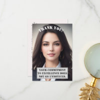 Personalisiert Dankeschön-Karte: Exzellenz anerkan