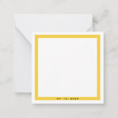 Personalisiert Dankeschön-Karte mit Hummelmuster Mitteilungskarte (Rückseite)