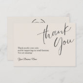 Personalisiert Dankeschön Karten Beruflich (Vorne/Hinten)