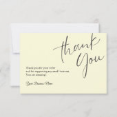 Personalisiert Dankeschön Karten Beruflich (Vorderseite)