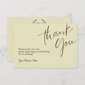 Personalisiert Dankeschön Karten Beruflich (Vorne/Hinten)